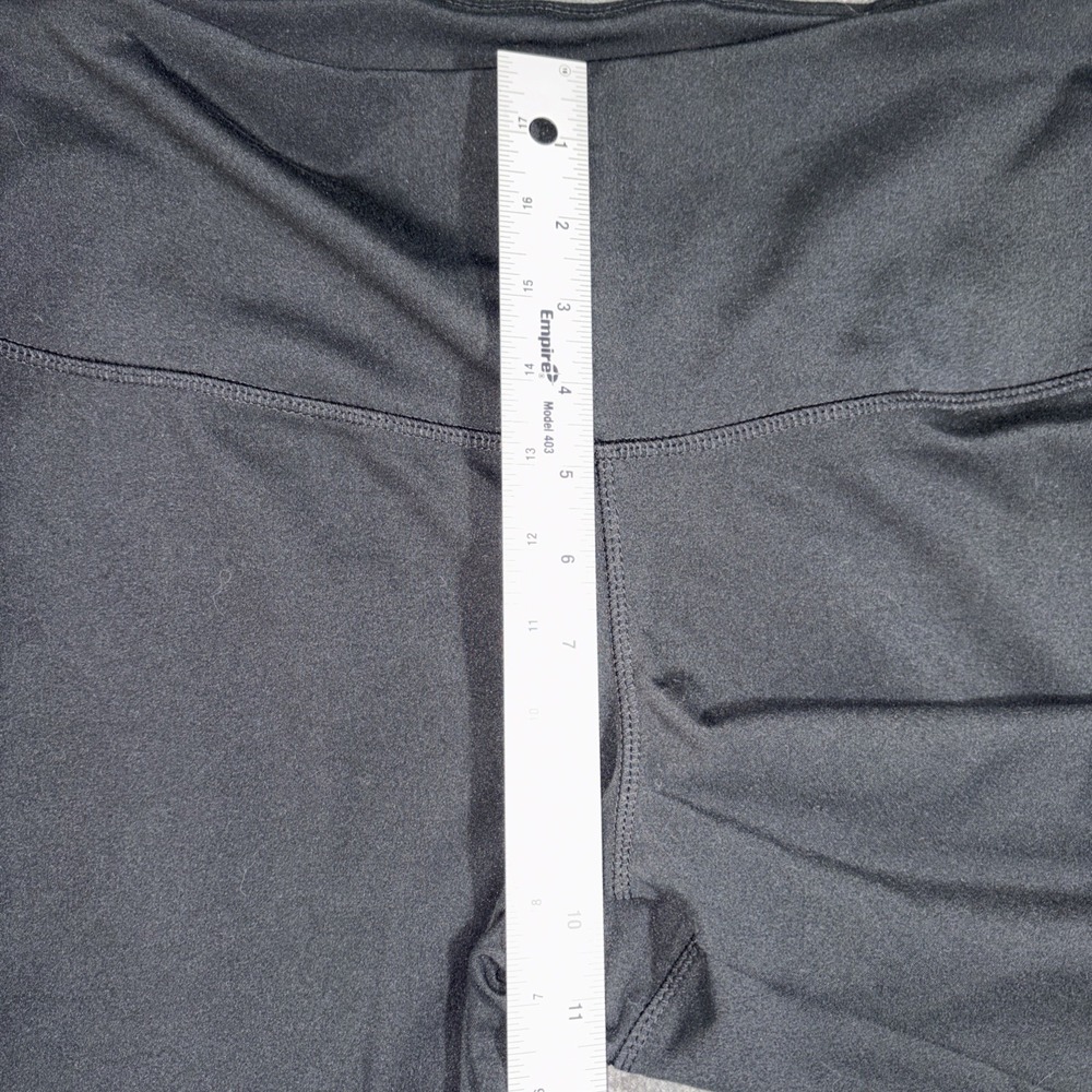 Danskin Womens Bike Shorts Black Size Large High Rise Athleisure - Picture 3 of 10